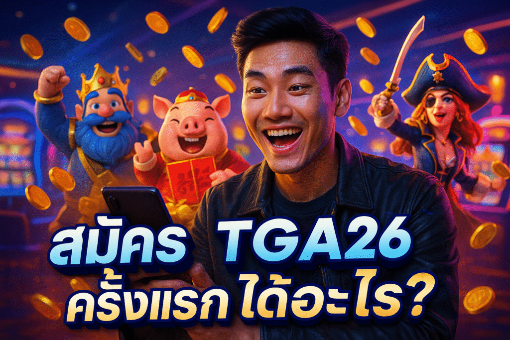 สมัคร TGA26 ครั้งแรก ได้อะไร?