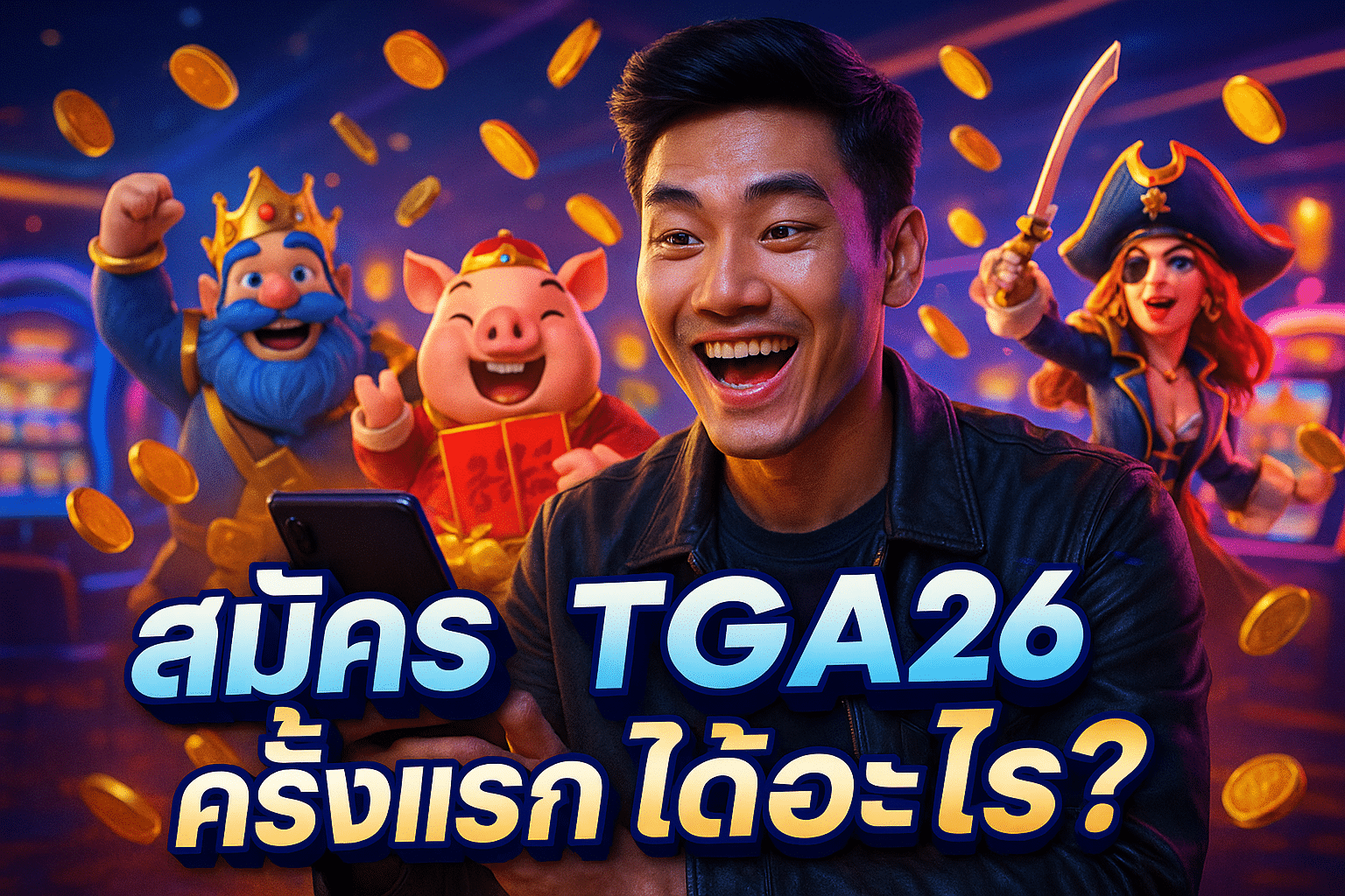 สมัคร TGA26 ครั้งแรก ได้อะไร?