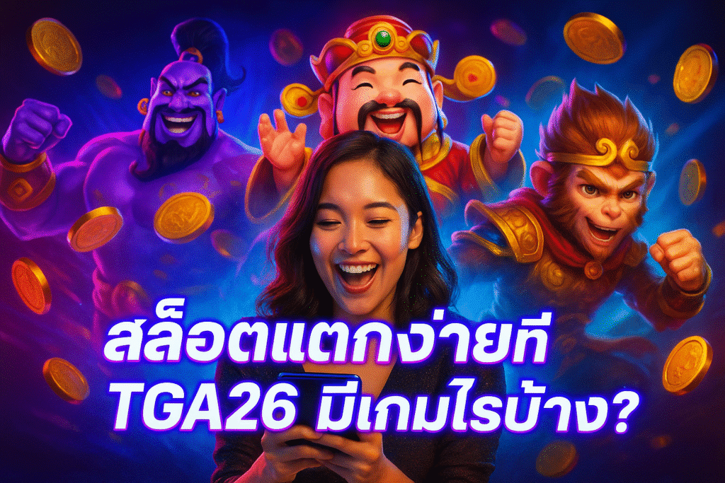 สล็อตแตกง่ายที่ TGA26 มีเกมไรบ้าง?